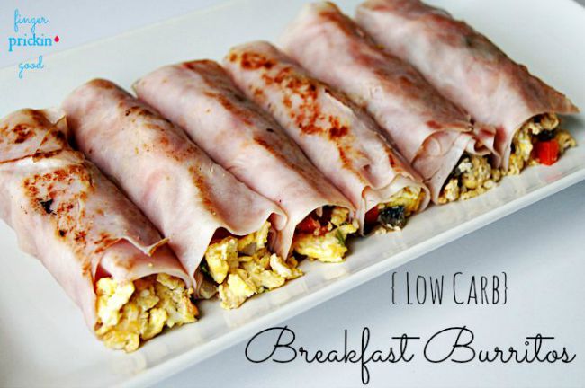 Low Carb Breakfast Burritos