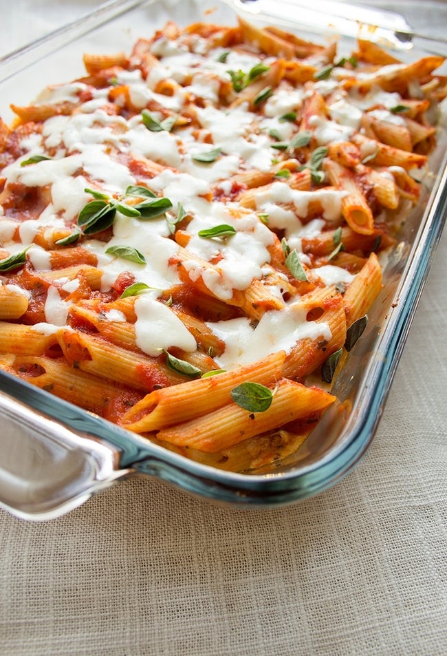 Three cheese penne